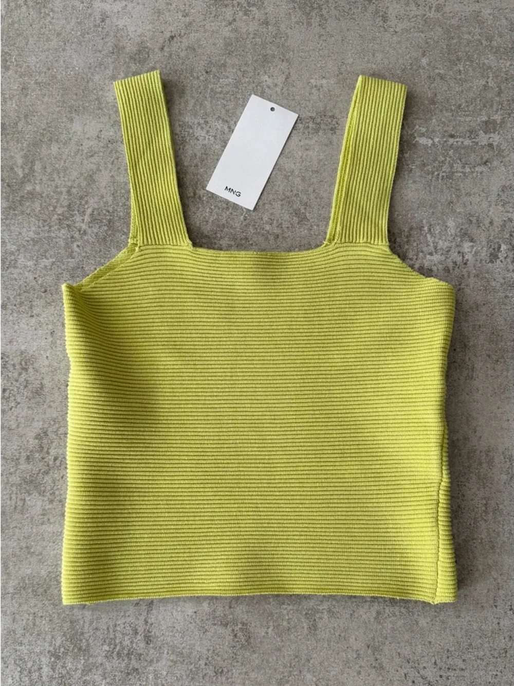 Mango Ribbed Crop Top - Picture 8 of 12